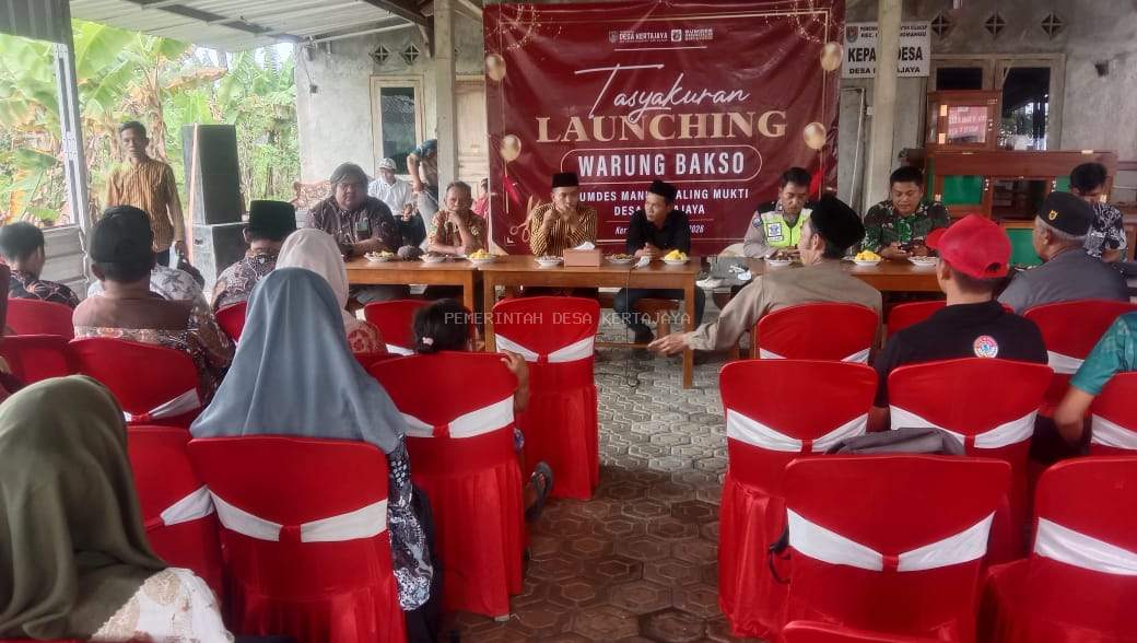 DONGKRAK PAD, PEMDES KERTAJAYA RESMI LAUNCHING UNIT PENGELOLAAN DAGING SAPI BUMDES MANUNGGALING MUKTI
